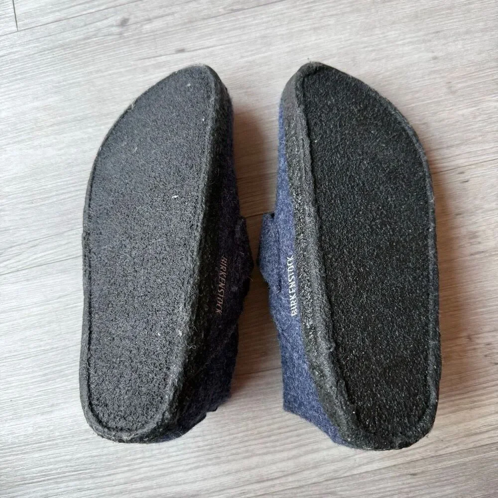 New Birkenstock Zermatt HL kids' slippers made of wool felt Size 33 US 2